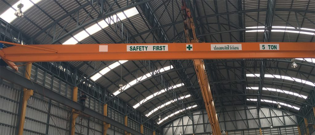 เครนเหนือศีรษะ (โอเวอร์เฮดเครน) | KP Factory Crane